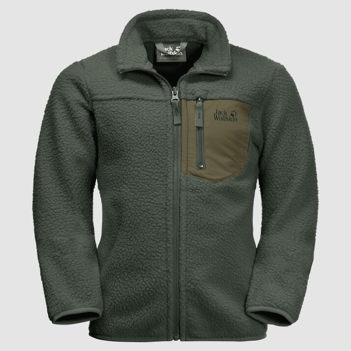 Jack Wolfskin Kids Ice Cloud Fleece Jacket Green 239145MIO